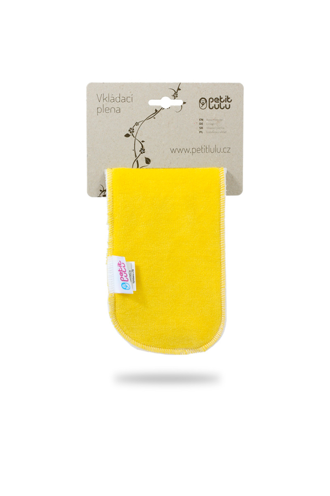 Petit Lulu 4 Lags Booster Gul Velour / Bambus
