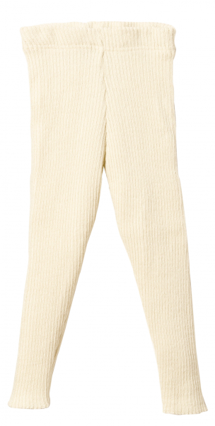 Disana strikkede leggings - økologisk uld - natur