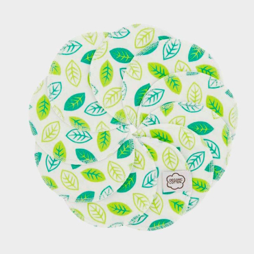 Imse Vimse - økologiske rensepads - 10 stk - green leaves
